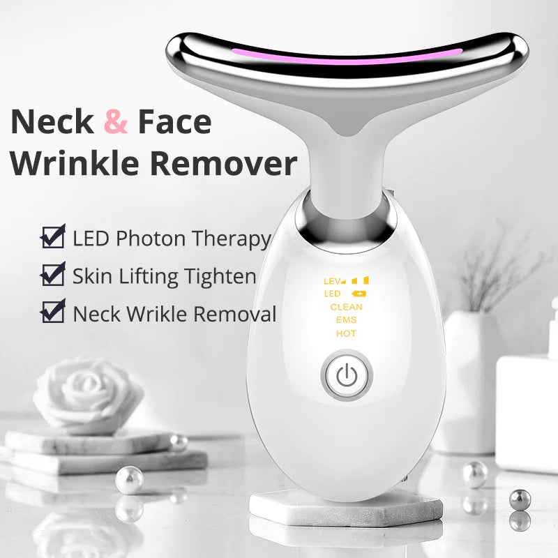  Thermal Neck Lifting and Tighten Massager, Wrinkle Remover 