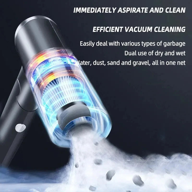 2 in 1 Wireless Vacuum Cleaner Dual Use for Home and Car 